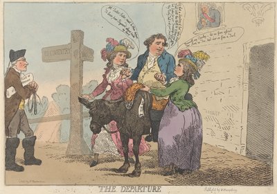Die Abreise von Thomas Rowlandson