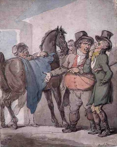 Der Pferdehandel von Thomas Rowlandson