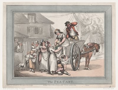 Der Erbsenwagen, 16. April 1788 von Thomas Rowlandson
