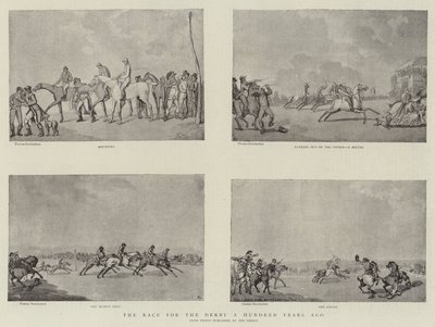 Das Rennen um das Derby vor hundert Jahren von Thomas Rowlandson