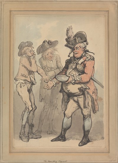 Der Rekrutierungssergeant von Thomas Rowlandson
