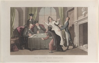 Die heilige Seite dargestellt, aus Journal of Sentimental Travels in the Southern Provinces von Thomas Rowlandson