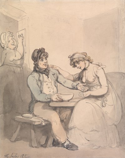 Die Rückkehr des Seemanns von Thomas Rowlandson