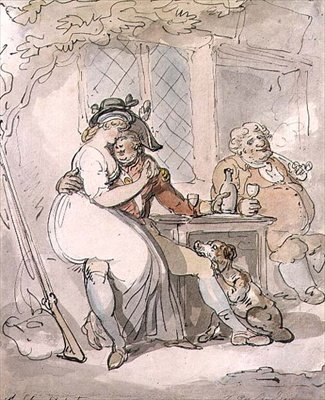 Der Abschied des Soldaten von Thomas Rowlandson