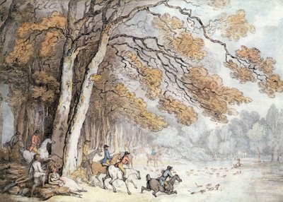 Die Hirschjagd von Thomas Rowlandson