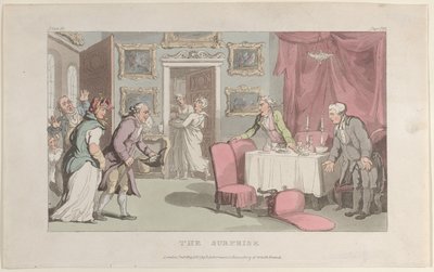 Die Überraschung, aus Der Pfarrer von Wakefield von Thomas Rowlandson