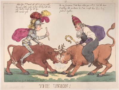 Die Union, 1. Januar 1801 von Thomas Rowlandson