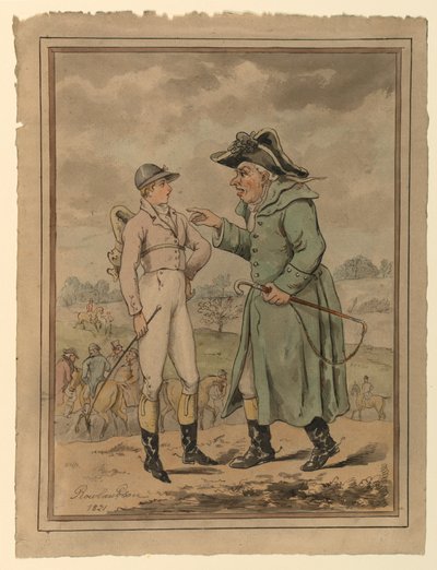 Tricks des Rennsports, oder, Wie man ein Rennen verliert von Thomas Rowlandson