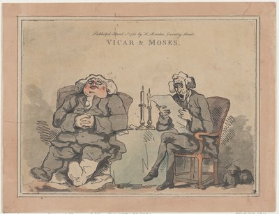 Vikar & Moses von Thomas Rowlandson