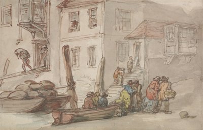 Wapping Old Stairs von Thomas Rowlandson