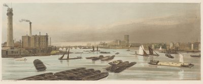 London wie es ist: Westminster, von der Waterloo-Brücke von Thomas Shotter Boys