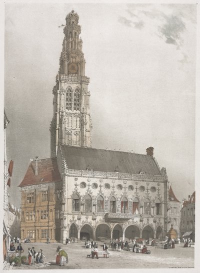 Malerische Architektur in Paris, Gent, Antwerpen, Rouen: L