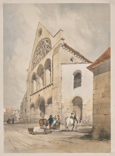 Malerische Architektur in Paris, Gent, Antwerpen, Rouen: St. Andre, Chartres, Frankreich von Thomas Shotter Boys