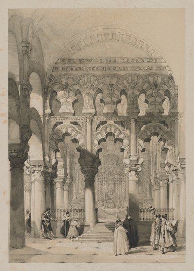 Malerische Skizzen in Spanien: Die Moschee, Cordova von Thomas Shotter Boys