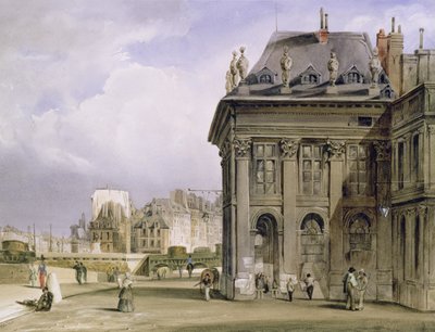 Die Île de la Cité vom Institut, Paris, ca. 1830-39 von Thomas Shotter Boys