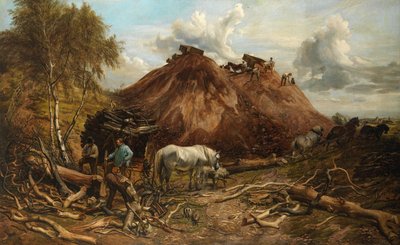 Das Holz für den Eisenweg roden von Thomas Sidney Cooper