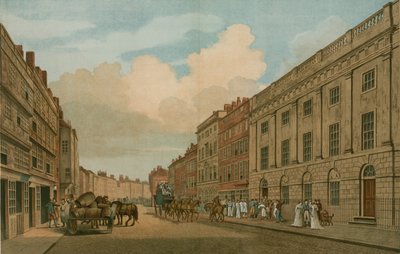 Haus der East India Company, Leadenhall Street, London, neu gestaltet im Jahr 1726 von Thomas Snr. Malton