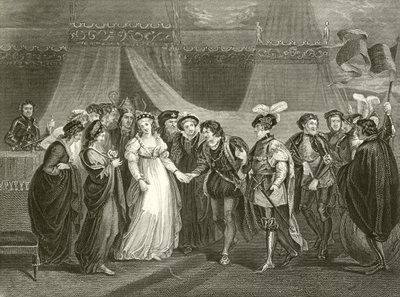 Catherine von Frankreich wird Heinrich V. von England vorgestellt von Thomas Stothard