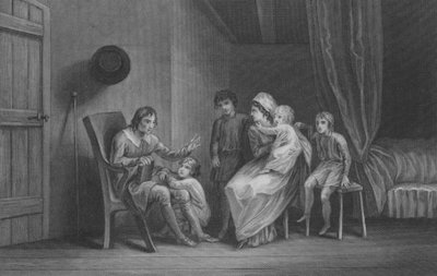 Christian äußert seine Ängste gegenüber seiner Familie von Thomas Stothard