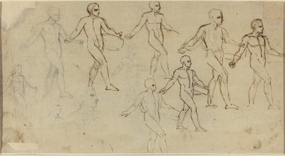 Studien eines Sämanns (Illustration für Thomsons Jahreszeiten) von Thomas Stothard