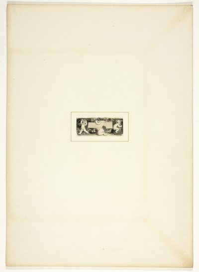 Studie für eine Platte aus Die Triumphe der Mäßigung, im Royal Engagements Pocket Book von 1796 von Thomas Stothard