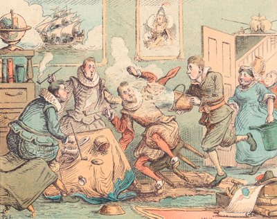 Sir Walter Raleighs Pfeife erloschen, um 1884 von Thomas Strong Seccombe