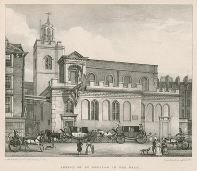 Kirche St. Dunstan im Westen von Thomas Talbot Bury