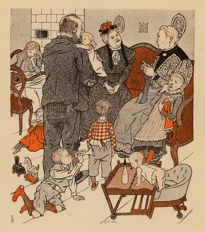 Eine große Familie von Thomas Theodor Heine