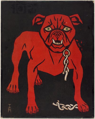 Die Simplicissimus-Bulldogge von Thomas Theodor Heine