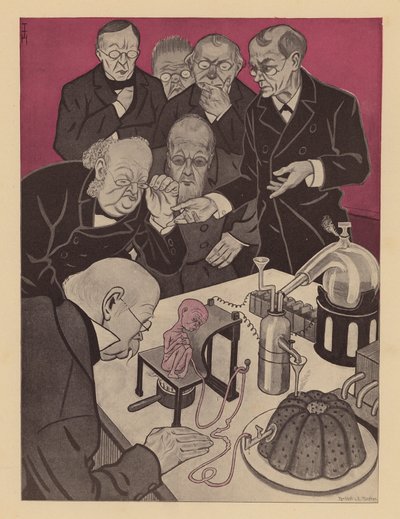 Wissenschaftler erschafft chemisch einen Menschen von Thomas Theodor Heine