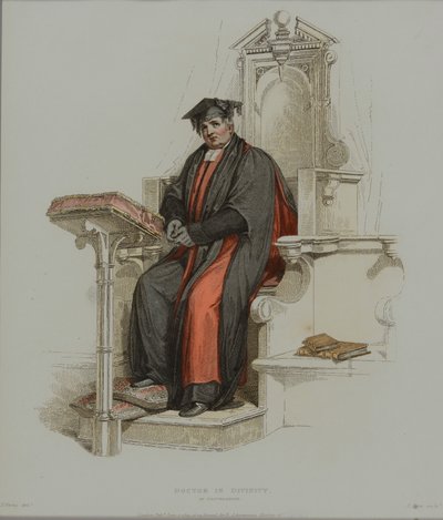 Doktor der Theologie, graviert von J. Agar, veröffentlicht in R. Ackermann