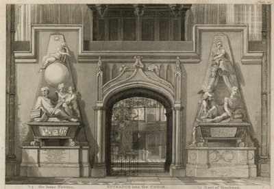 Eingang zum Chor, Westminster Abbey, London von Thomas Uwins