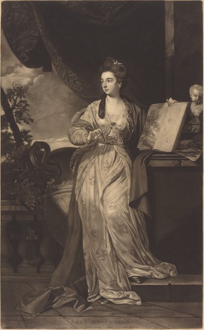 Lady Broughton von Thomas Watson after Sir Joshua Reynolds