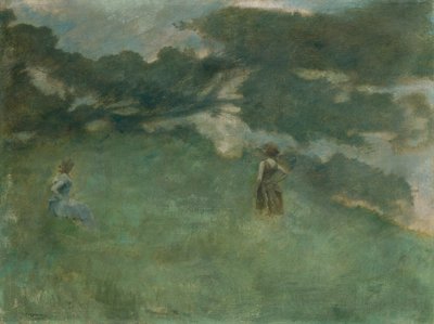 Die Einsiedlerdrossel von Thomas Wilmer Dewing
