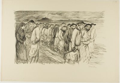 Aus der Mine kommen von Théophile Alexandre Pierre Steinlen