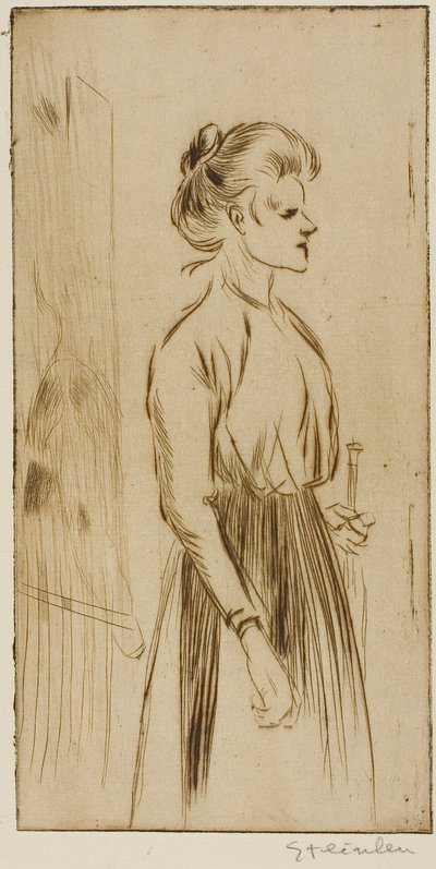 Harte Frau von Théophile Alexandre Pierre Steinlen
