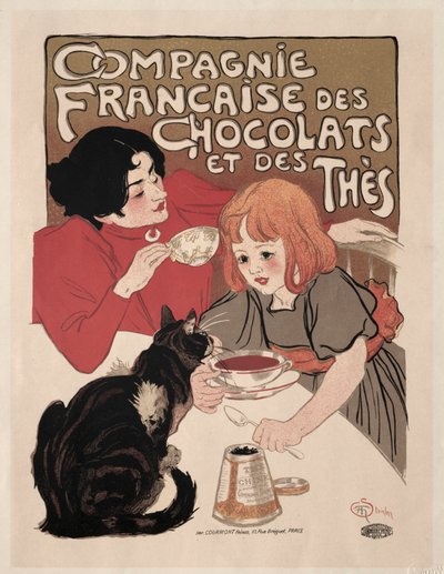 Compagnie Française des Chocolats et des Thés von Théophile Alexandre Steinlen
