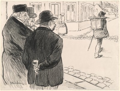 Er verhält sich wie ein Maler, späte 19. - frühes 20. Jahrhundert von Théophile Alexandre Steinlen