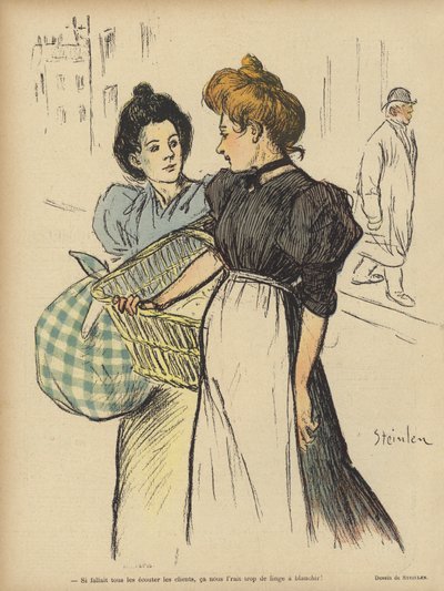 Illustration für Le Rire von Théophile Alexandre Steinlen