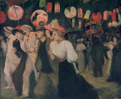 Der 14. Juli 1895 in Montmartre, 1895 von Théophile Alexandre Steinlen