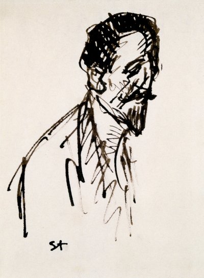 Porträt von Jehan Rictus von Théophile Alexandre Steinlen