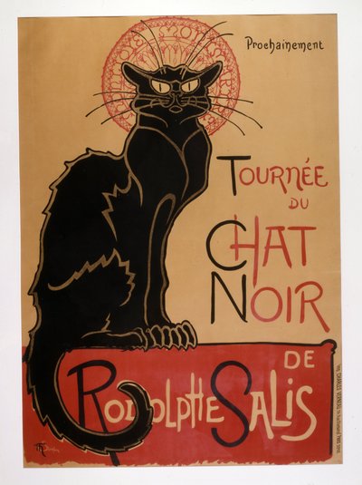 Tournée du Chat Noir de Rodolphe Salis von Théophile Alexandre Steinlen