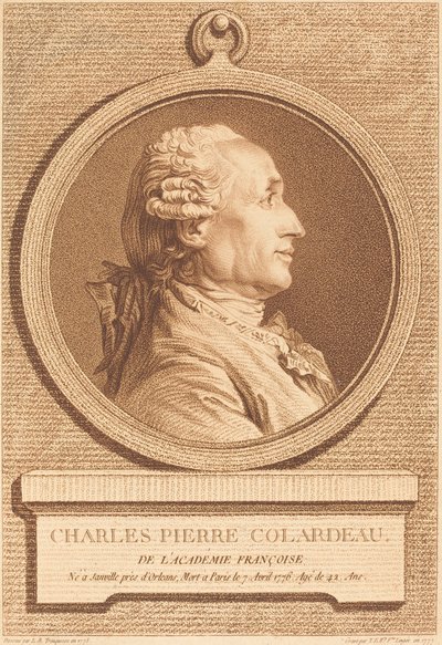 Charles Pierre Colardeau von Thérèse Éléonore Lingée after Louis Rolland Trinquesse