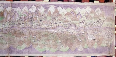Das Mondende des Tsari Rongkor von Tibetan School