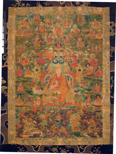 Dritter Panchen Lama Losan Penden Yeshe von Tibetan School