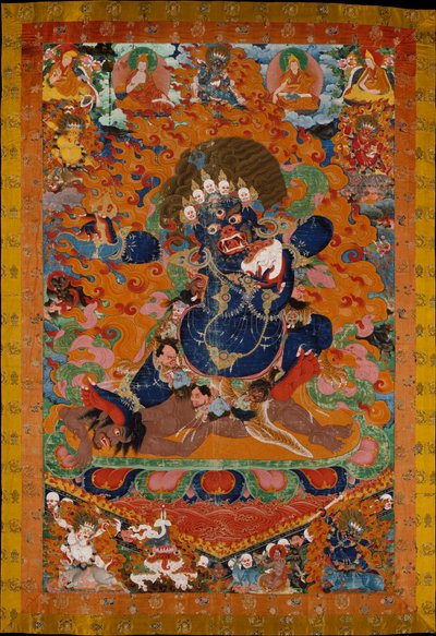 Yamantaka, Zerstörer des Todesgottes von Tibetan School