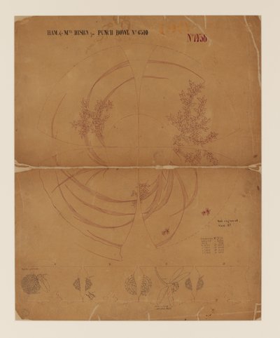 Studie für eine japanische Schale von Tiffany and Company