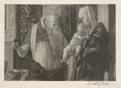 Alte italienische Meister: Die Beschneidung, 1888-1892 von Timothy Cole