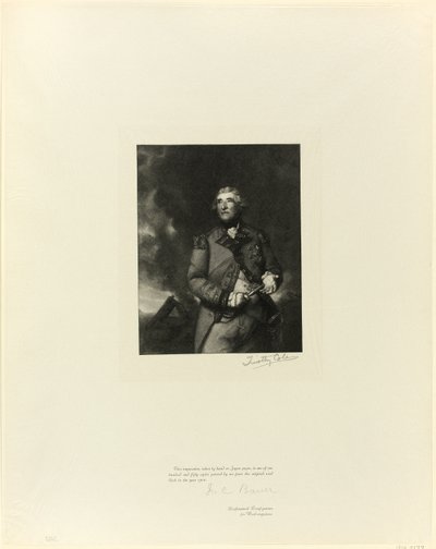 Porträt von Lord Heathfield, aus Alte englische Meister von Timothy Cole