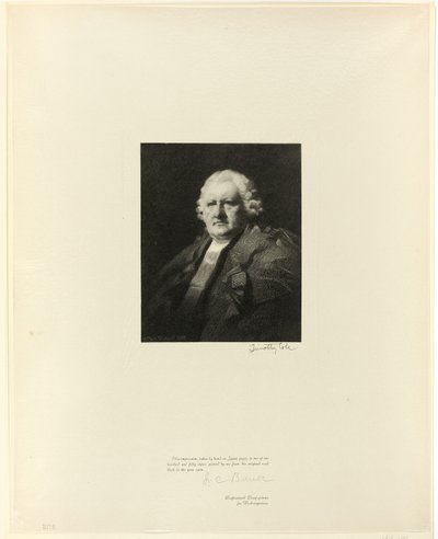 Porträt von Lord Newton, aus Alte englische Meister von Timothy Cole